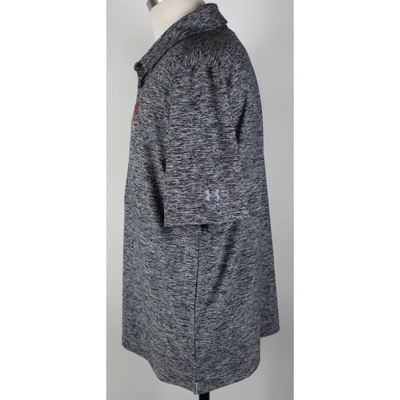 NWT Under Armour UA St. Mary's Elevated Heather Polo Shirt MENS LARGE Blue - Picture 6 of 8